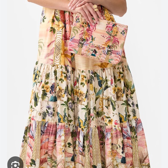 Camilla Multicolor Tropical Clutch - Picture 5 of 5